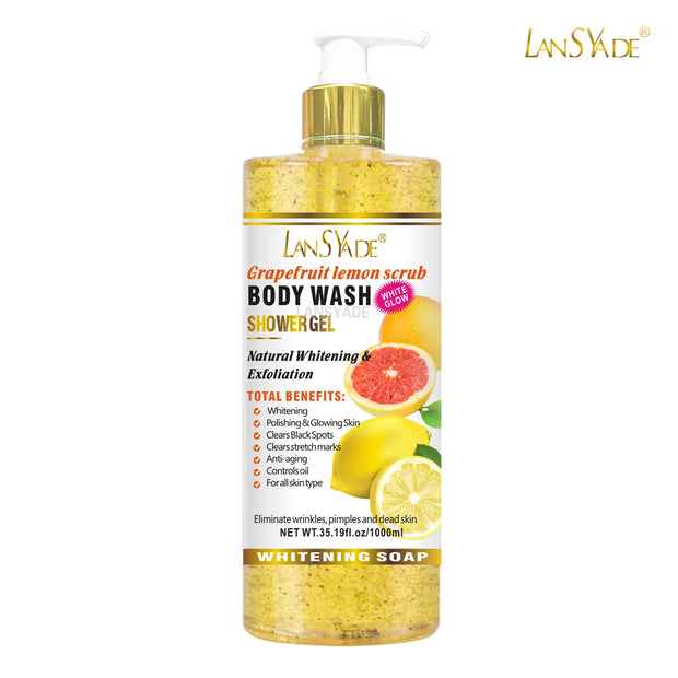 Scrub bath lotion silky smooth skin foam