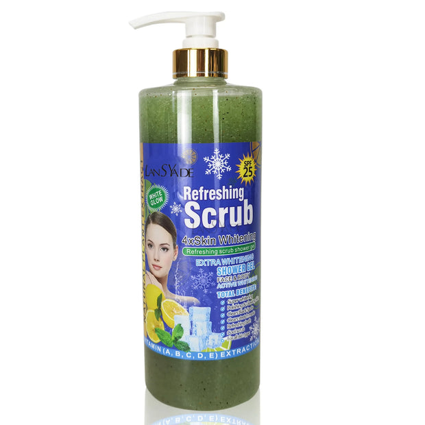 Scrub bath lotion silky smooth skin foam