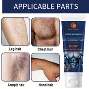 Gentle shaving cream for men