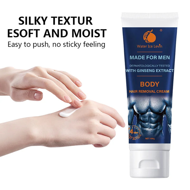 Gentle shaving cream for men